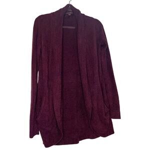 Barefoot Dreams Cozy Chic Lite Burgundy Sweater XS/S